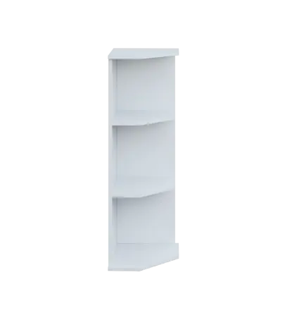 LZ 3 - 3 kancelářská skříň, rohová, pravá, 1107x360x400, bílá